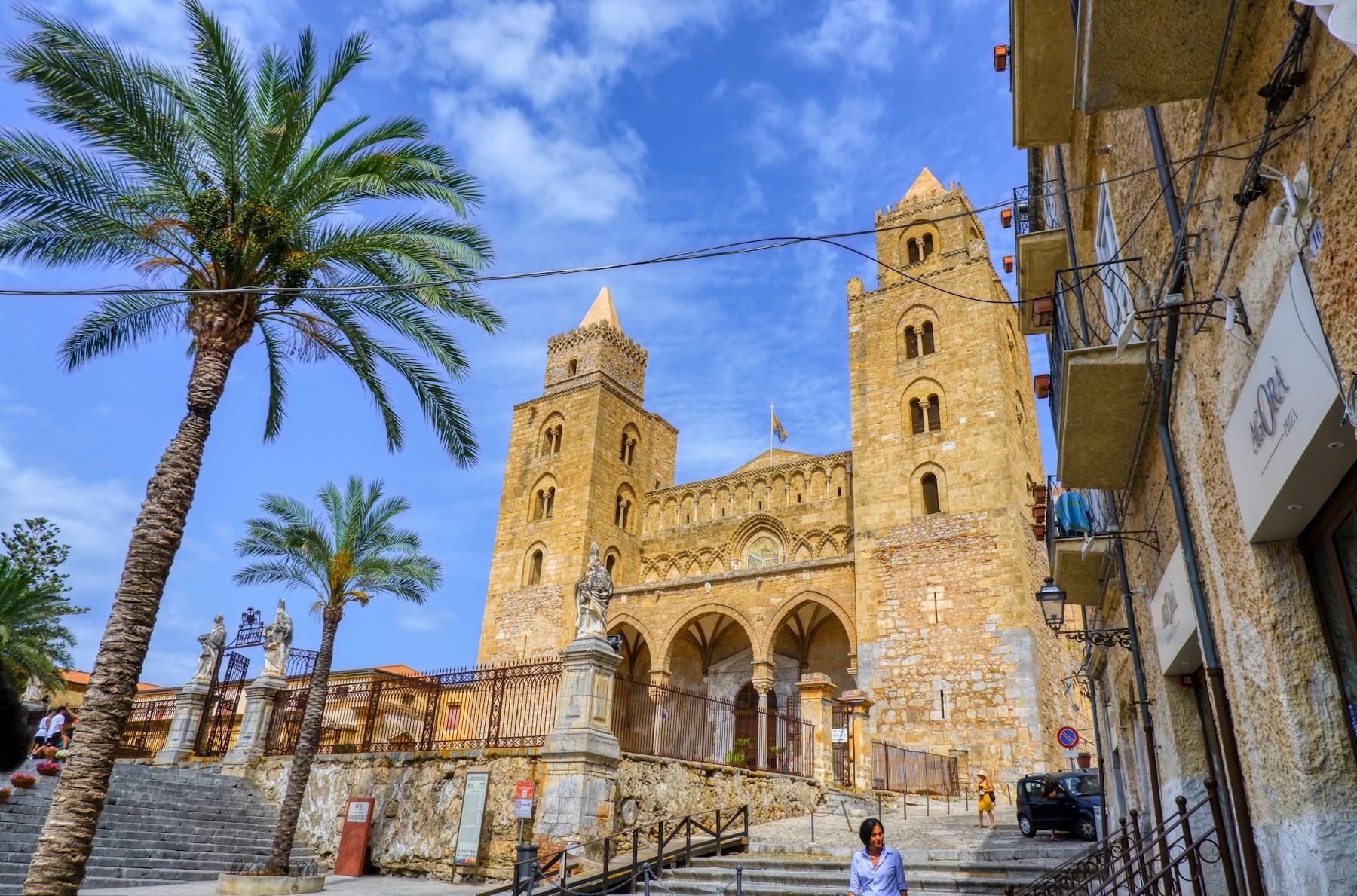 Cefalù — The Cathedral and the Wash-House in Cefalù