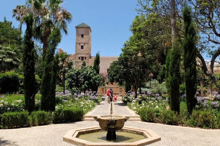 The Andalusian Garden inside the Udayas complex