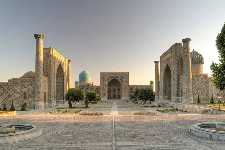 The kosh of three madrasas from the public terrace