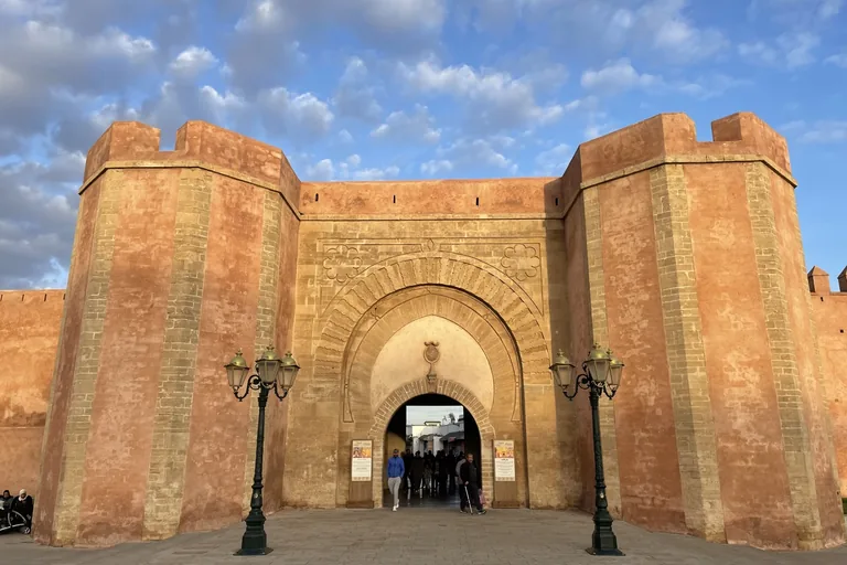 Bab El Had's outer façade and public approach