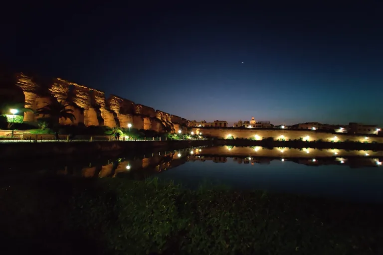 Sahrij Souani, the Agdal basin beside the waterworks