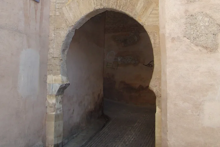 The Arco de las Pesas from inside the old citadel