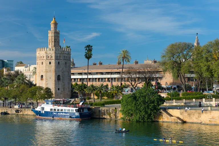The Torre del Oro on the Guadalquivir bank