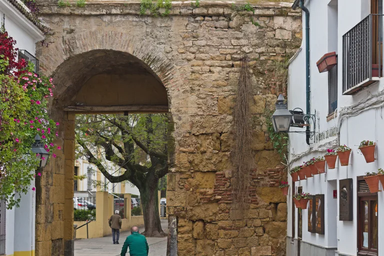 The Puerta de Almodóvar from inside the walls