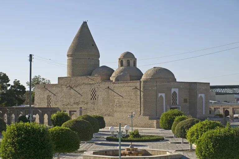 Chashma-Ayub Mausoleum with its conical dome