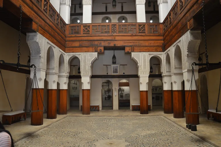 The restored galleries of Funduq al-Najjarin