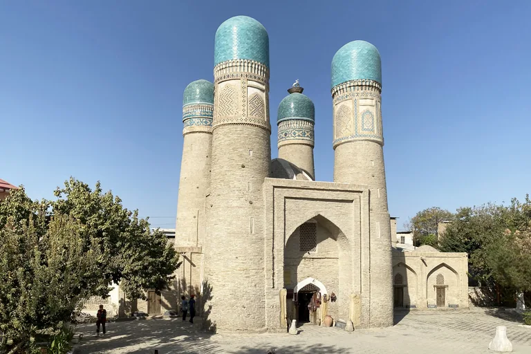 Chor Minor, the four-towered gatehouse of a vanished madrasa